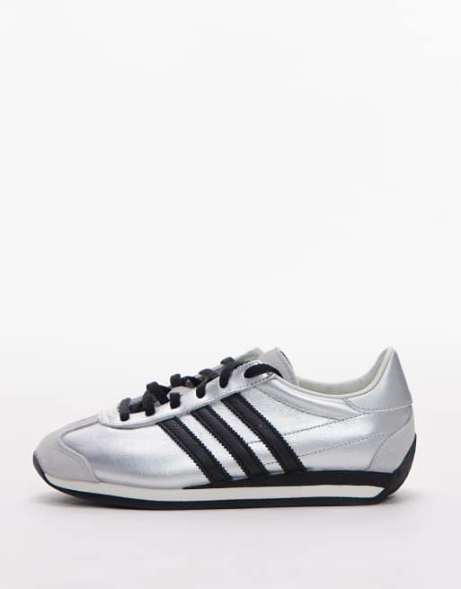 adidas Originals Country OG sneakers in metallic silver ASOS