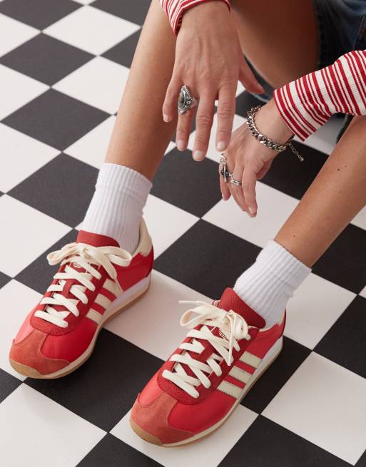 adidas Originals Country OG sneakers in red