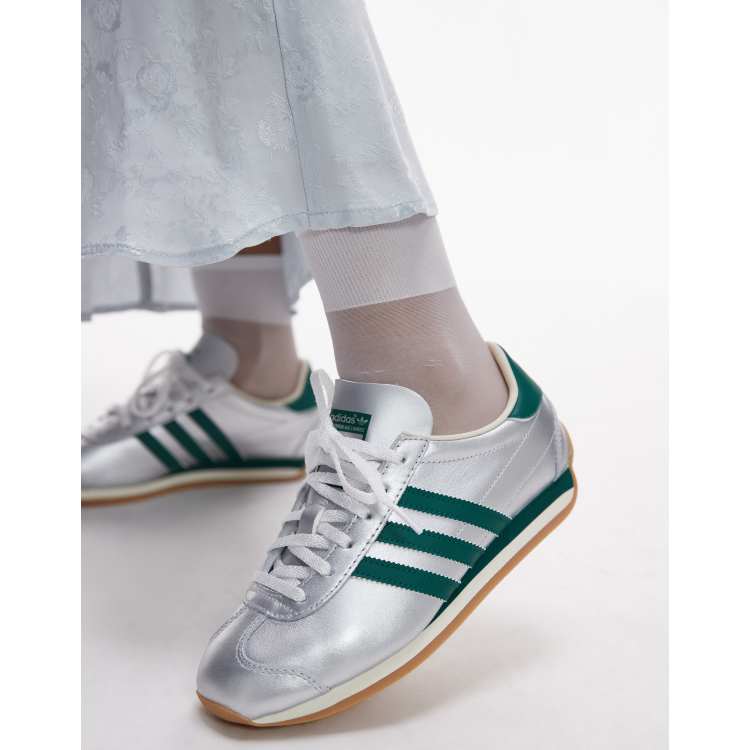 adidas gazelle silver green womens adidas Country OG W IE8412