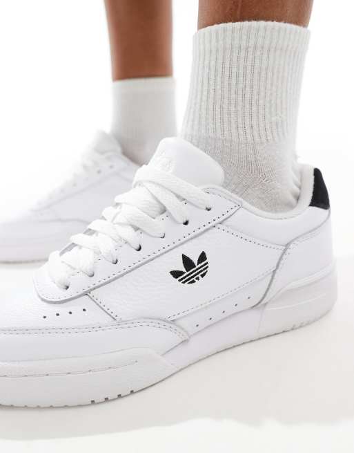 adidas Originals Court Super in white and black ASOS