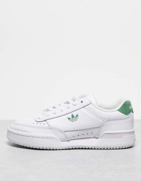 adidas Originals - Court Super - Sneakers in wit en groen - view 1