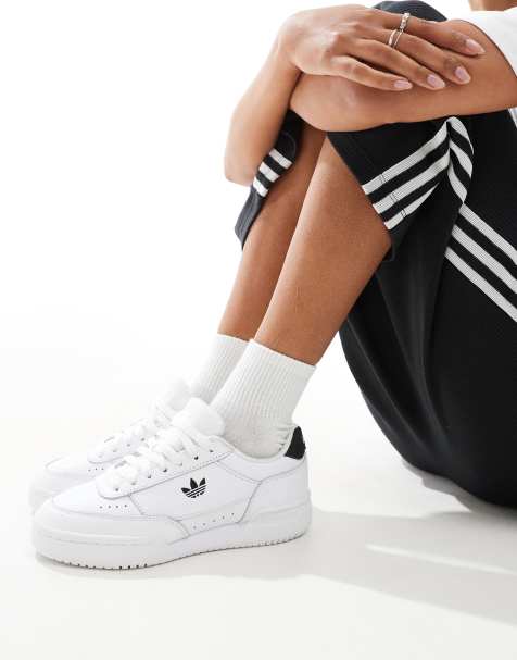 adidas Originals - Court Super - Sneakers in wit en zwart - view 1