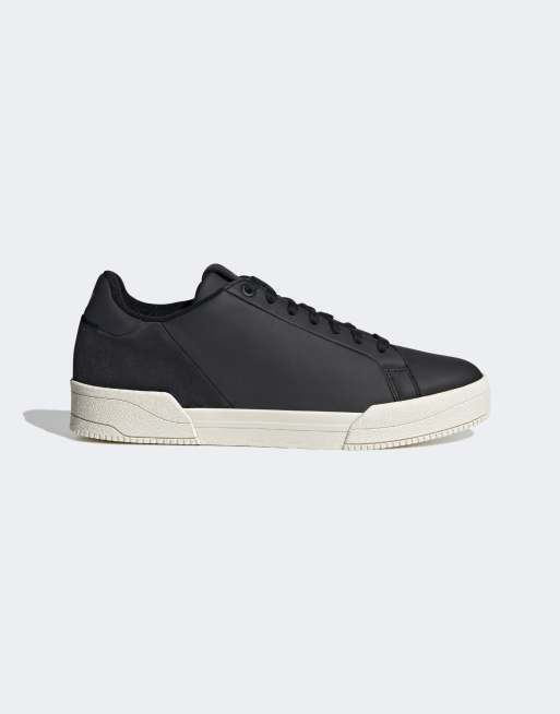 adidas Originals Court Tourino RF sneakers in black and white