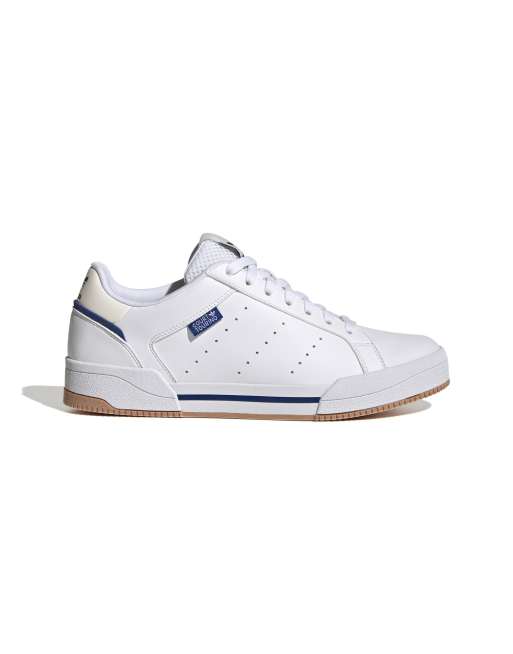 adidas Originals Court Tourino trainers in white and blue | ASOS