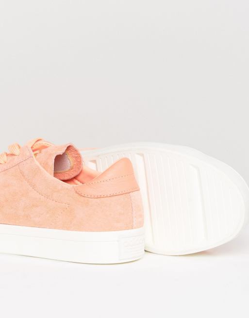 Adidas court vantage orange on sale