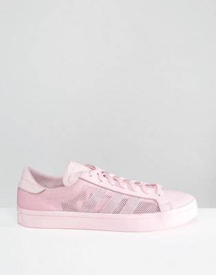 adidas court vantage light pink