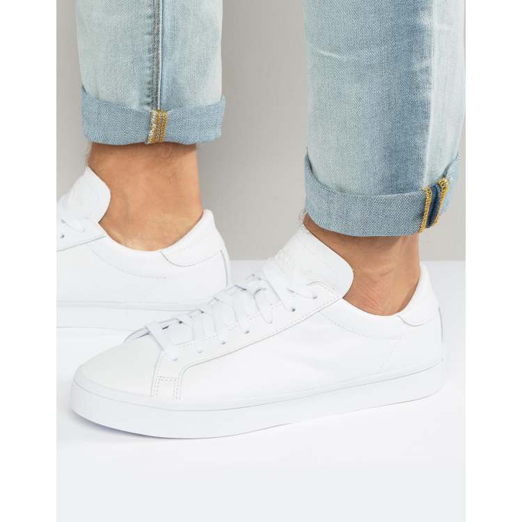 adidas originals court vantage trainers in white cq2564