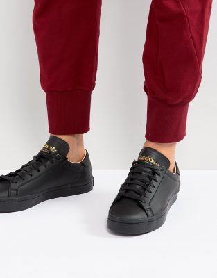 adidas Originals Court Vantage Trainers In Black CQ2562 | ASOS