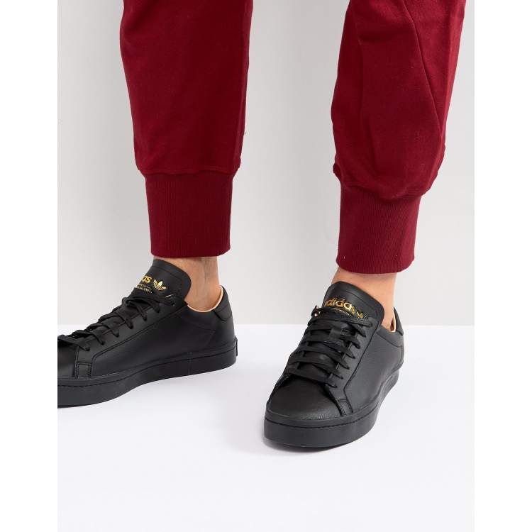 adidas Originals Court Vantage Trainers In Black CQ2562 ASOS