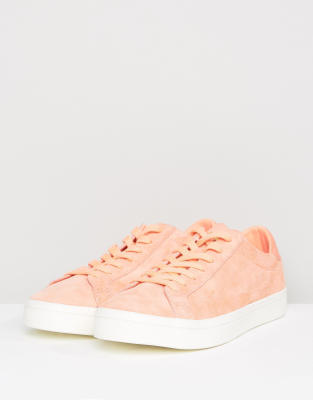 adidas court vantage orange