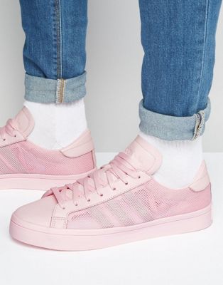 adidas court vantage trainers white vapour pink exclusive