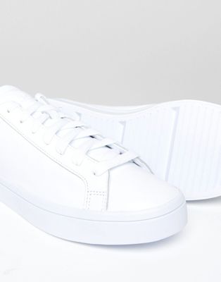 adidas court vantage white leather