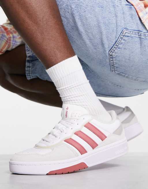 adidas Originals Courtic trainers in white and red | ASOS