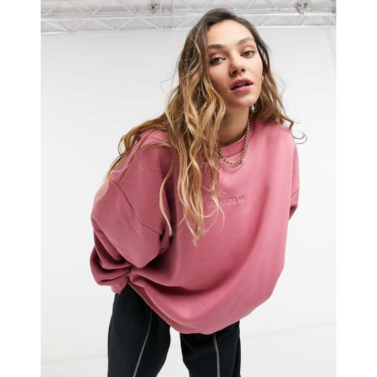 Adidas cosy comfort sweatshirt grey hotsell