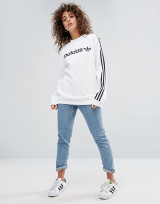 adidas originals linear crew