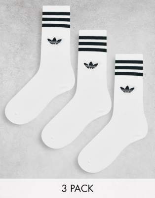 adidas Originals crew socks in white - ASOS Price Checker