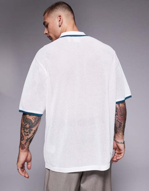 トップス adidas x CLOT Crochet Polo \"Core White\" adidas x CLOT Crochet Polo 