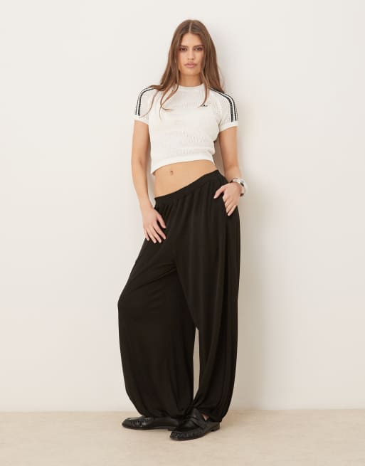 adidas Originals crochet T-shirt in white