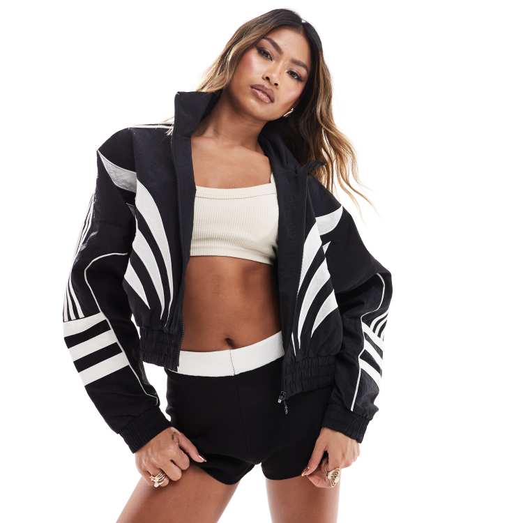 Adidas cropped bomber sale