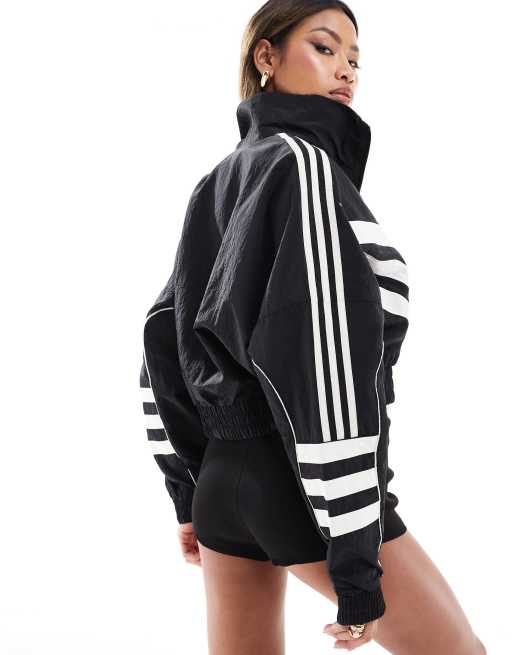 Adidas cropped puffer black on sale