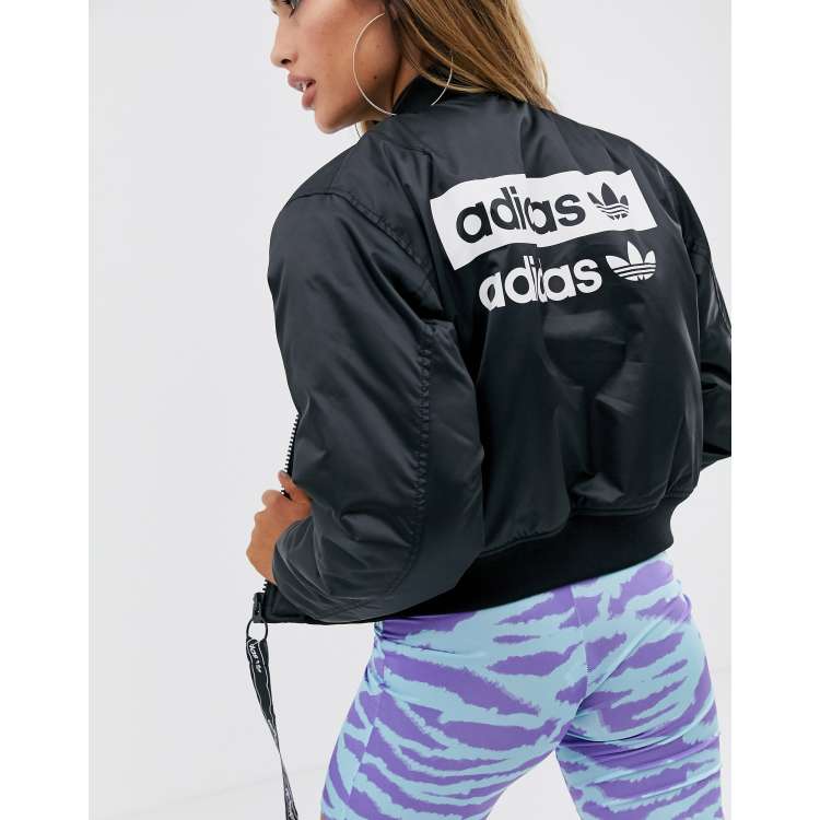 Adidas female hotsell bomber jacket