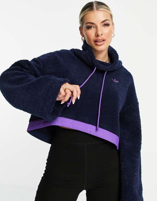 Cropped hotsell fleece sweater