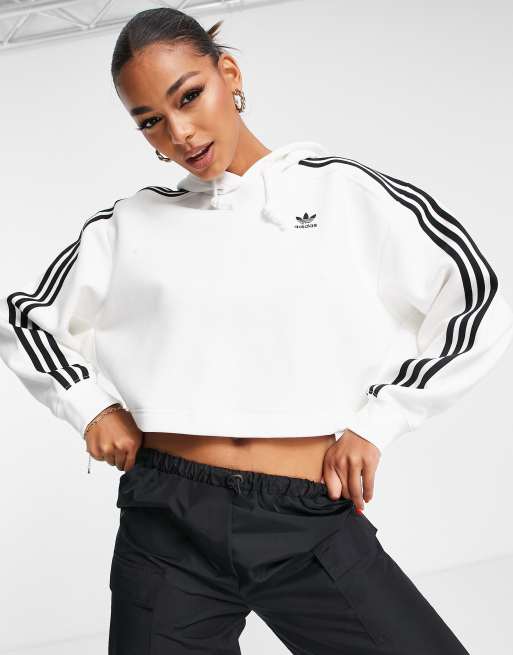 Adidas cropped hoodie outlet cheap