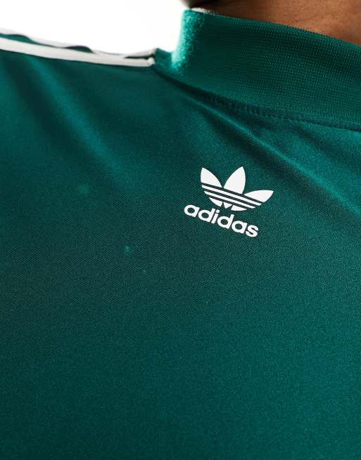 adidas Originals cropped long sleeve top in green ASOS