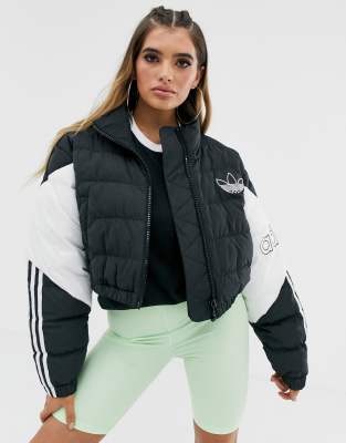 adidas Originals cropped puffer jacket 