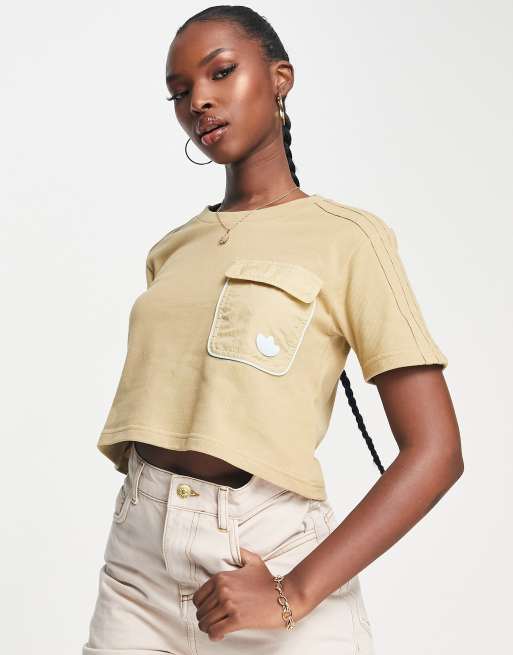 Adidas cropped t shirt online