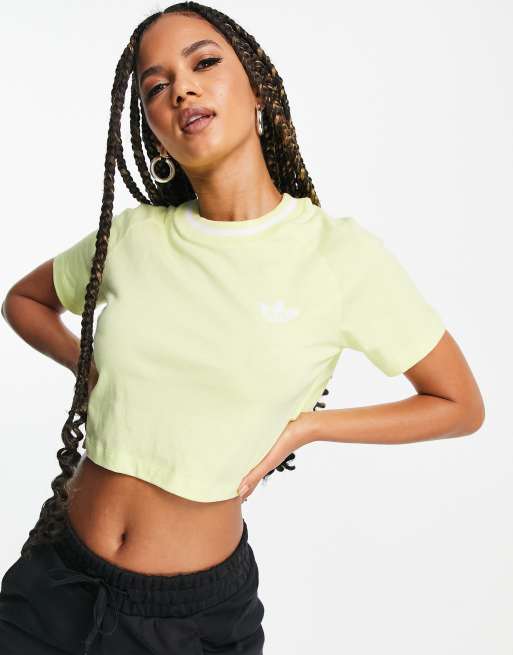 Adidas originals store cropped tee