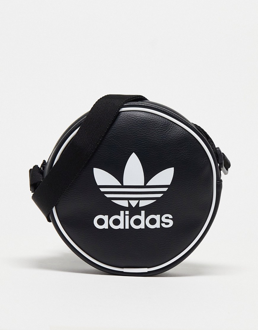 adidas Originals crossbody bag in black and white