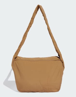 adidas Originals Crossbody bowling bag in cardboard-Brown