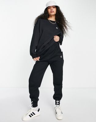 adidas Originals cuffed joggers in black
