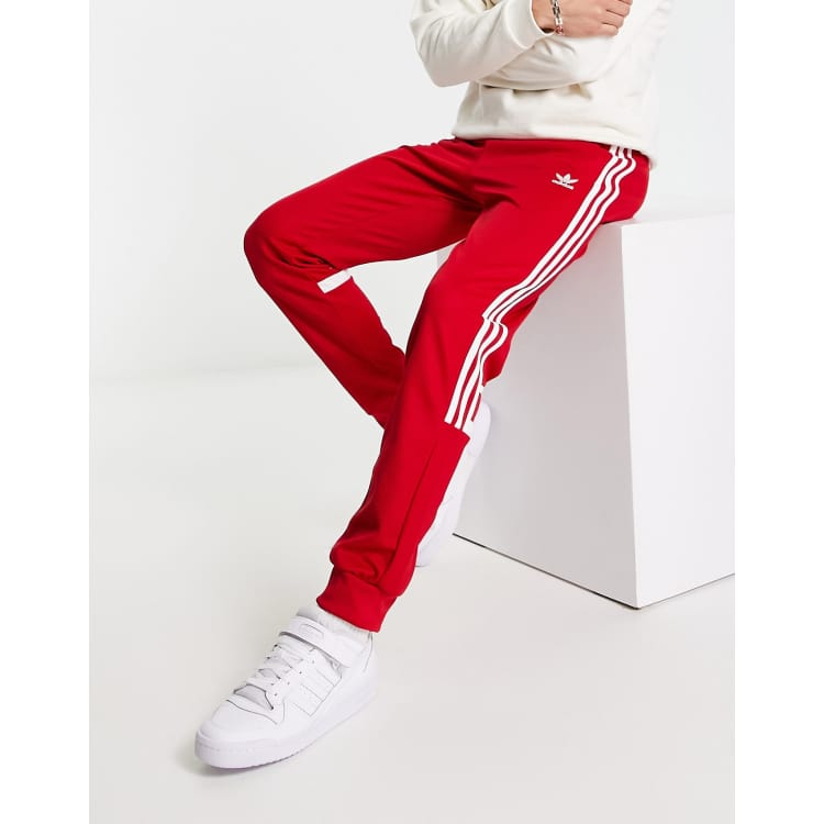 adidas Originals Men's Adicolor Challenger Pants Medium Better Scarlet