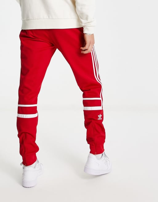 adidas Originals Cutline Tall sweatpants in red