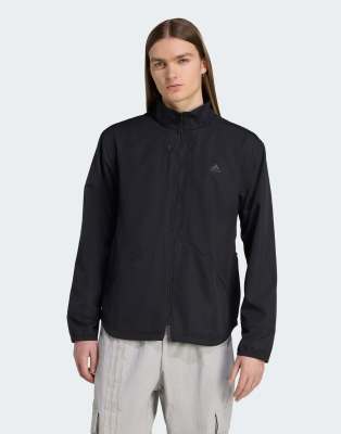 adidas Originals Cutline windbreaker in black