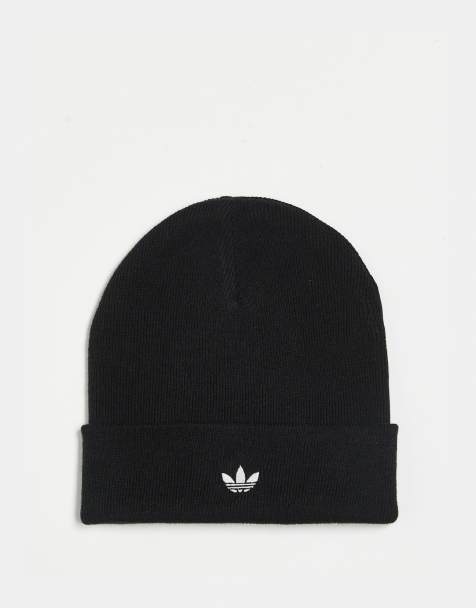 adidas Originals – Czarna czapka beanie z logo Trefoil - view 1