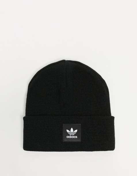 adidas Originals – Czarna czapka beanie z logo - view 1