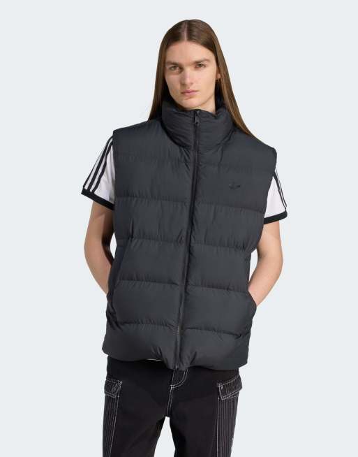 adidas Originals – Czarny ocieplany bezrękawnik