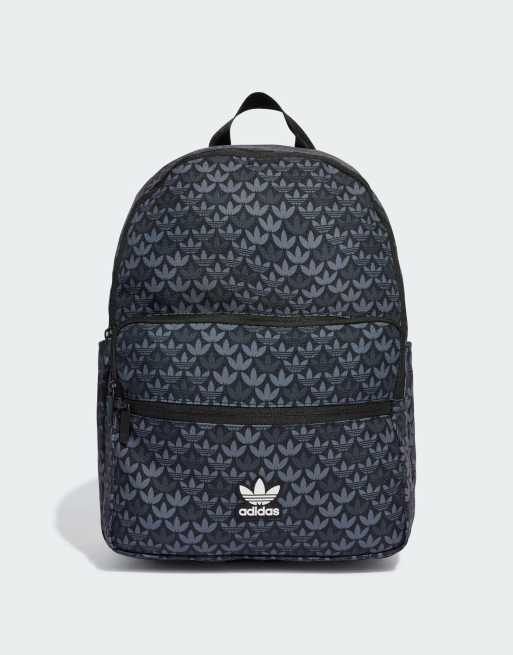 adidas Originals – Czarny plecak z monogramem