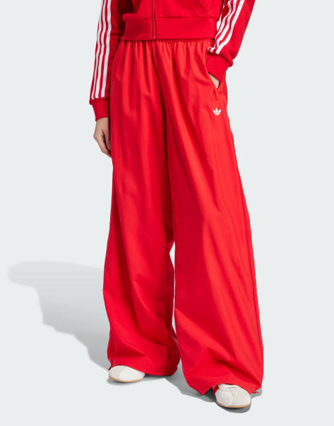 adidas Originals – Czerwone spodnie z tkaniny - view 1