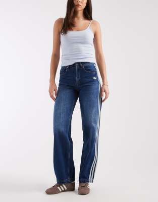Originals - Dad-Jeans in indigoblauer Waschung-Marineblau Marineblau W24 L30