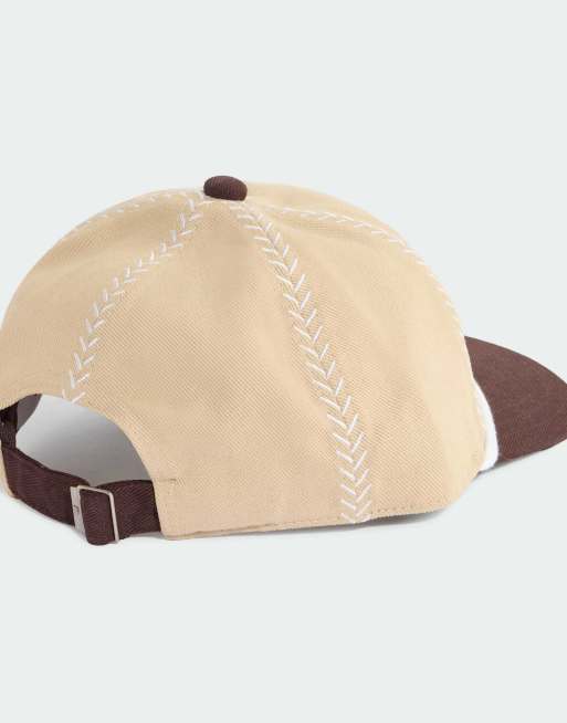 adidas Originals – Dad-Kappe in Khaki Three/Aurora Coffee mit Seildetail, 2 von 3