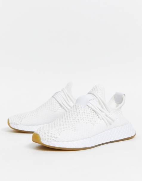 adidas Originals – Deerupt – Komplett weiße Sneaker