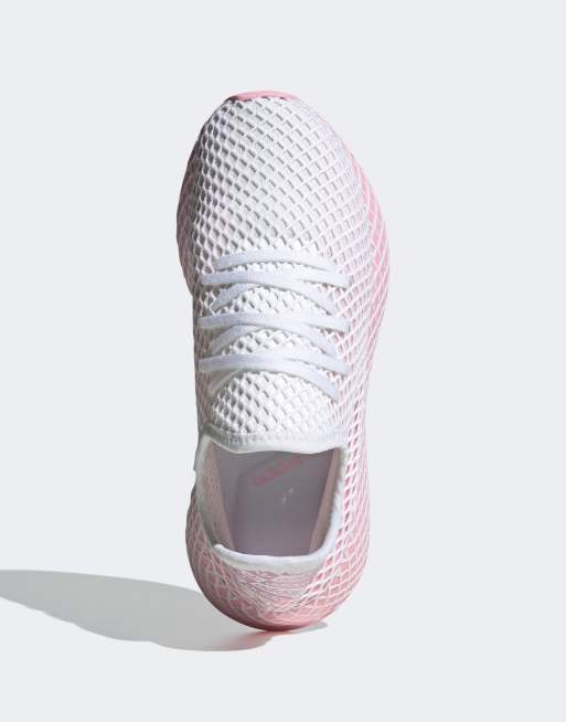 Máxima morir vestir adidas Originals – Deerupt – Rosa Lauf-Sneaker | ASOS