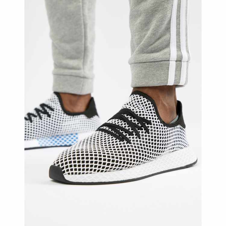 Groseramente Recreación Cuota de admisión adidas Originals Deerupt Runner Sneakers In Black CQ2626 | ASOS