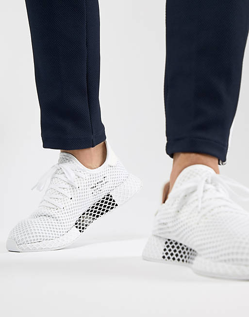 adidas Originals Deerupt Runner Sneakers In White CQ2625