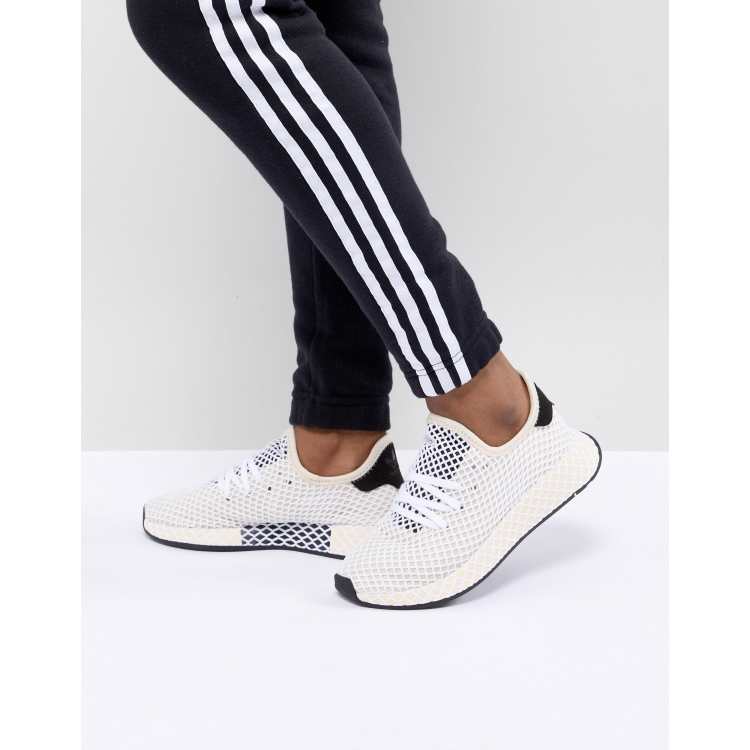 Adidas white deerupt runner on sale shoes