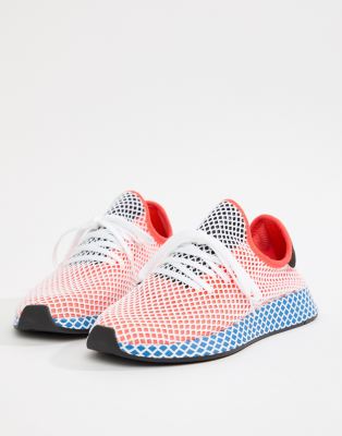 adidas deerupt red navy red